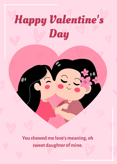 valentines day message for daughter