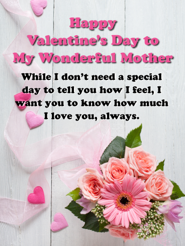 Valentine's Day Message for Mother