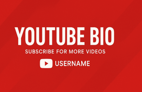 Youtube Bio Ideas