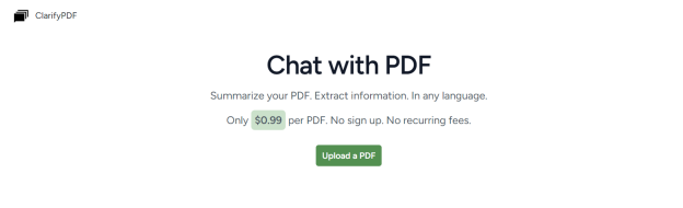 ClarifyPDF Tool
