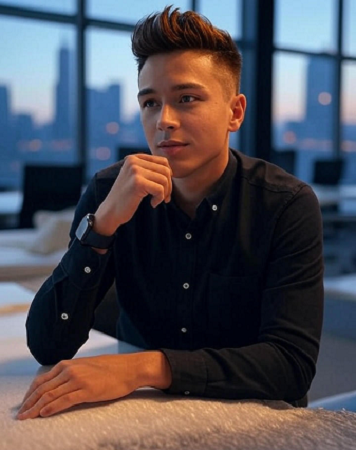 create an image of tech entrepreneur