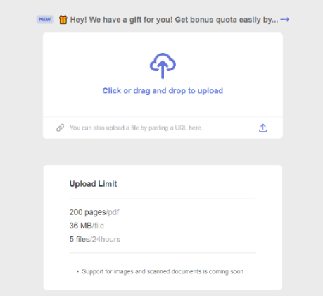 Image of Step 3 of using ChatDOC