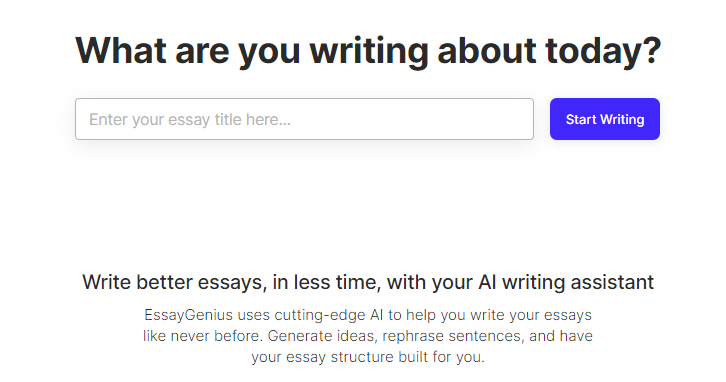 Free AI Essay Writer: Write Better Essays with AI