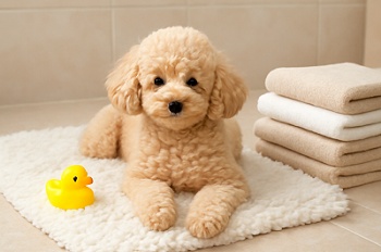 cozy chatgpt prompt for dog bathroom photos