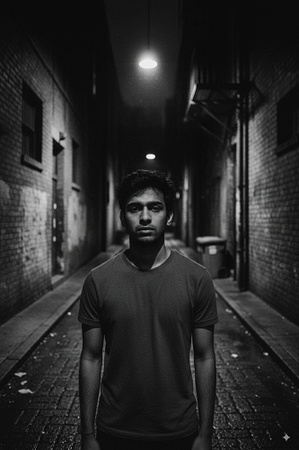 Gemini AI B&W Film Noir Prompt