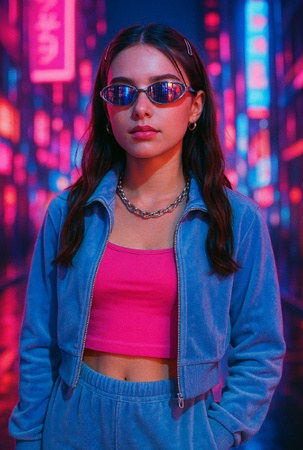 girl in y2k outfit