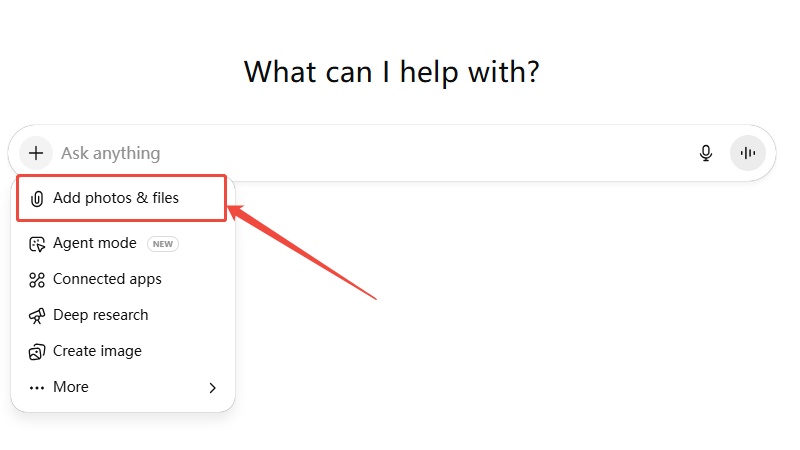 how to send a photo in chatgpt 1