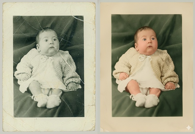 old photo restoration ai prompt 8