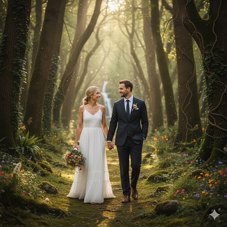 romantic gemini wedding photo prompt 6