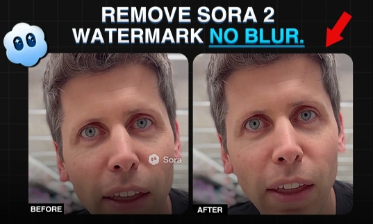 Sora 2 Watermark Remover