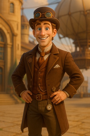 steampunk disney character