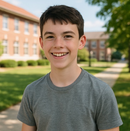 turn boy photo into campus style