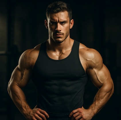 turn gym boy photo into power style