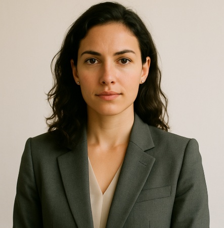 woman in blazer smiling