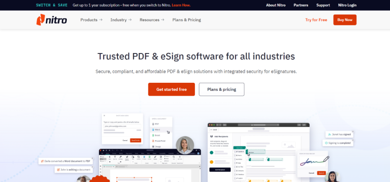 nitro pdf as a free document reader