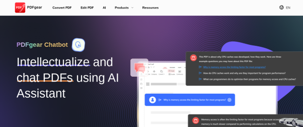 Image of PDFgear Chatbot
