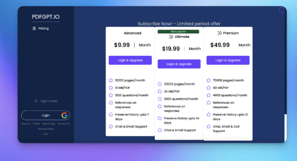 PDFGPT.IO: AI tool for business