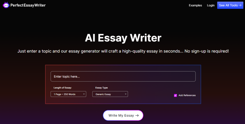Perfect Essay Writer