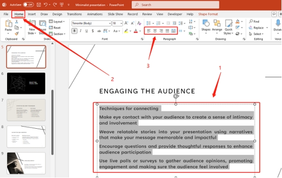 How to Format the Text in PowerPoint