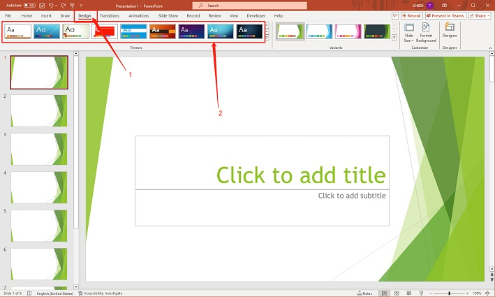 automatically apply to all slides