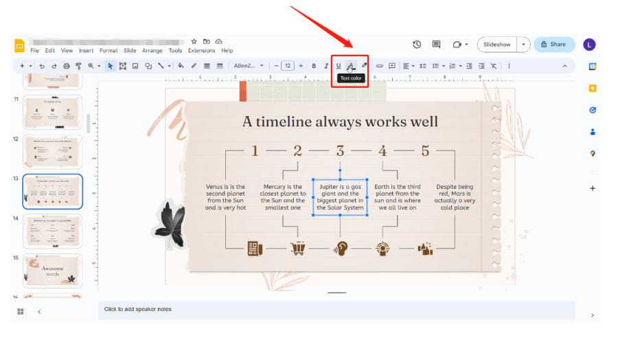Easy & Quick: How to Change Text Color in Google Slides