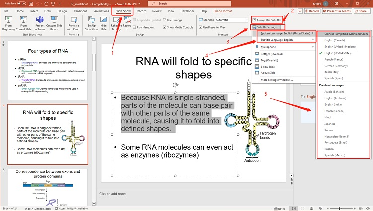 Simple Steps to Translate PowerPoint Slides