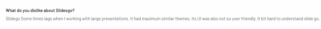 negative slidego review of loading times