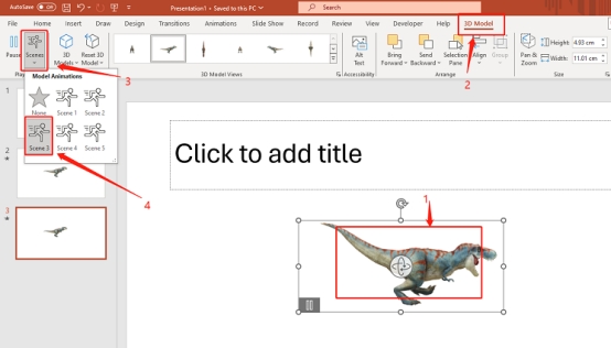 reposition the 3d model