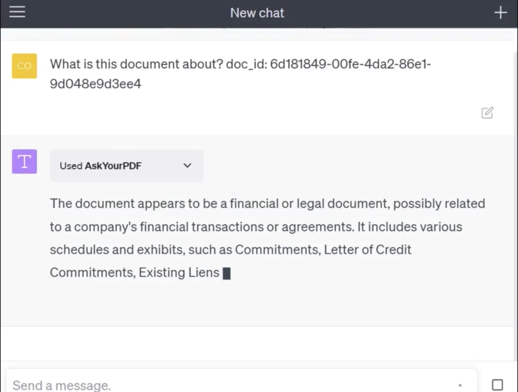 chat gpt ask your pdf