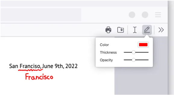 add to draw the pdf file