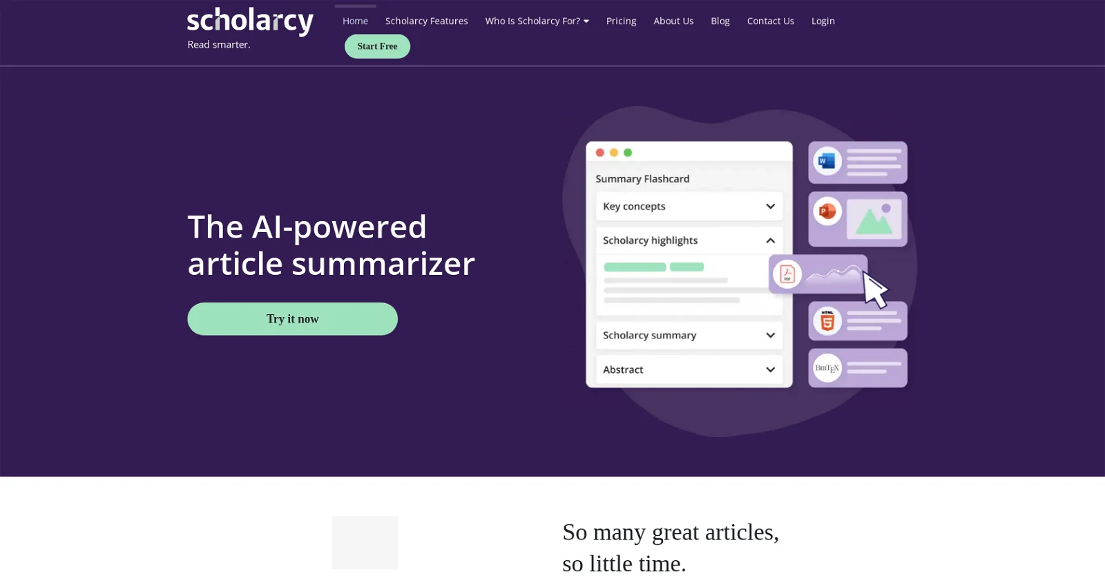 AI for summarizing research papers