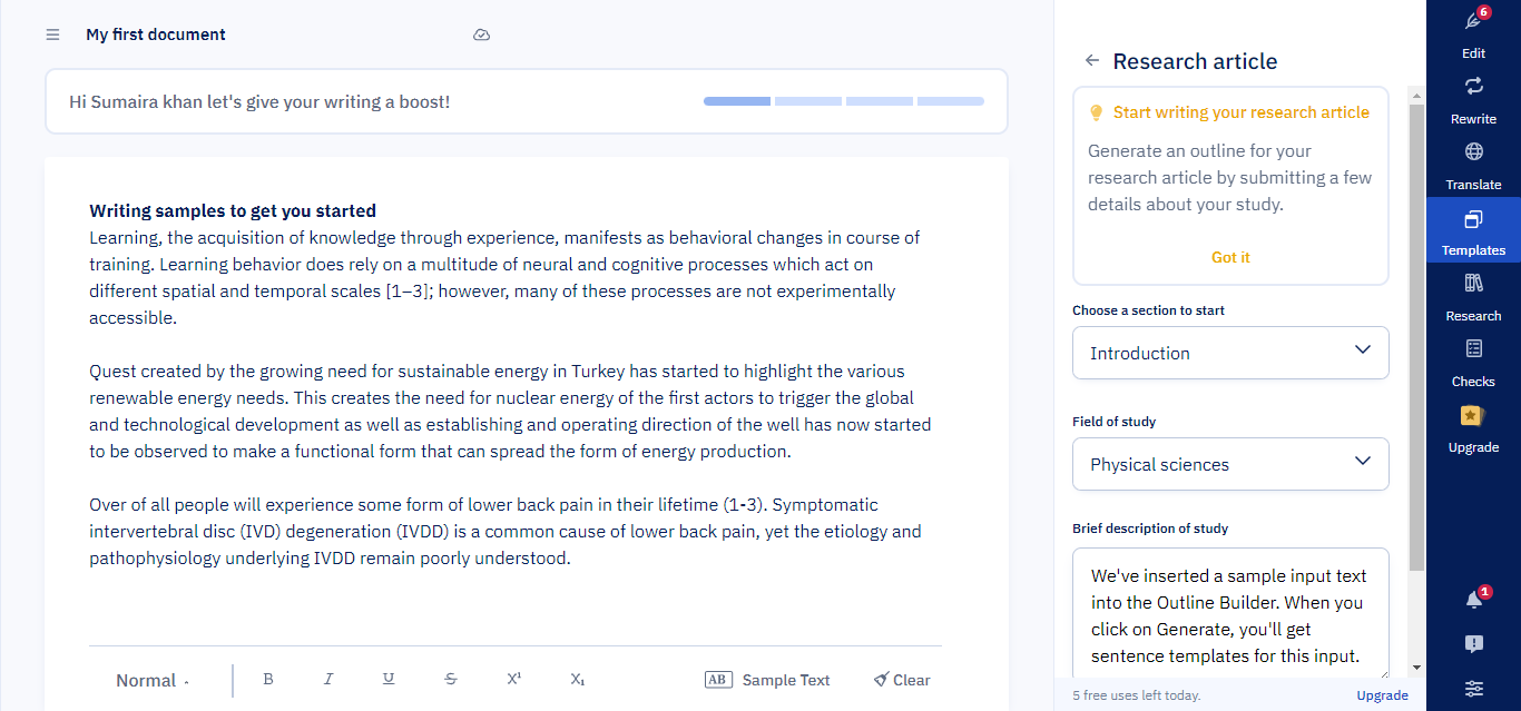 ai for writing research papers 4