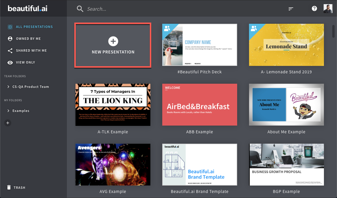 Best AI presentation generator