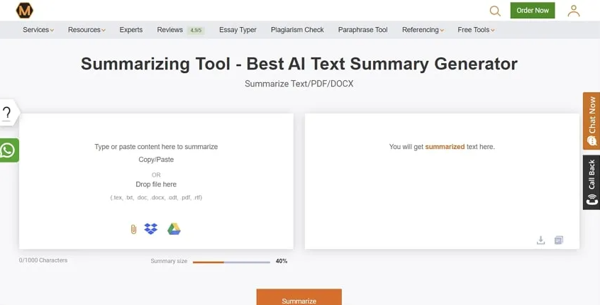 Best pdf summarizer