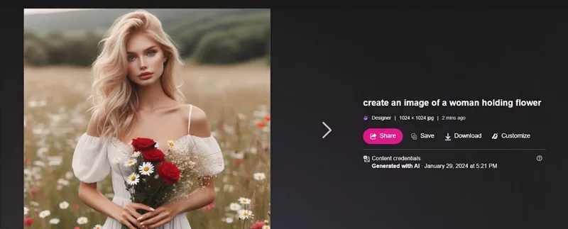 bing ai image generator using step 4