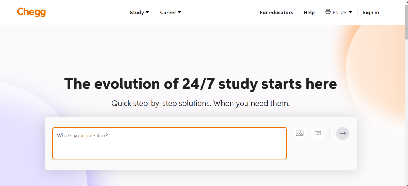 chegg online website
