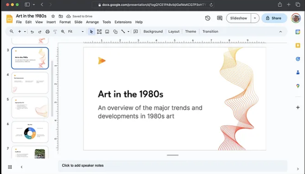 create slides with slidesai.io