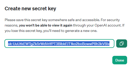 get the open ai api key free