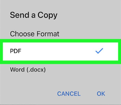 Google doc to pdf converter online and save the file