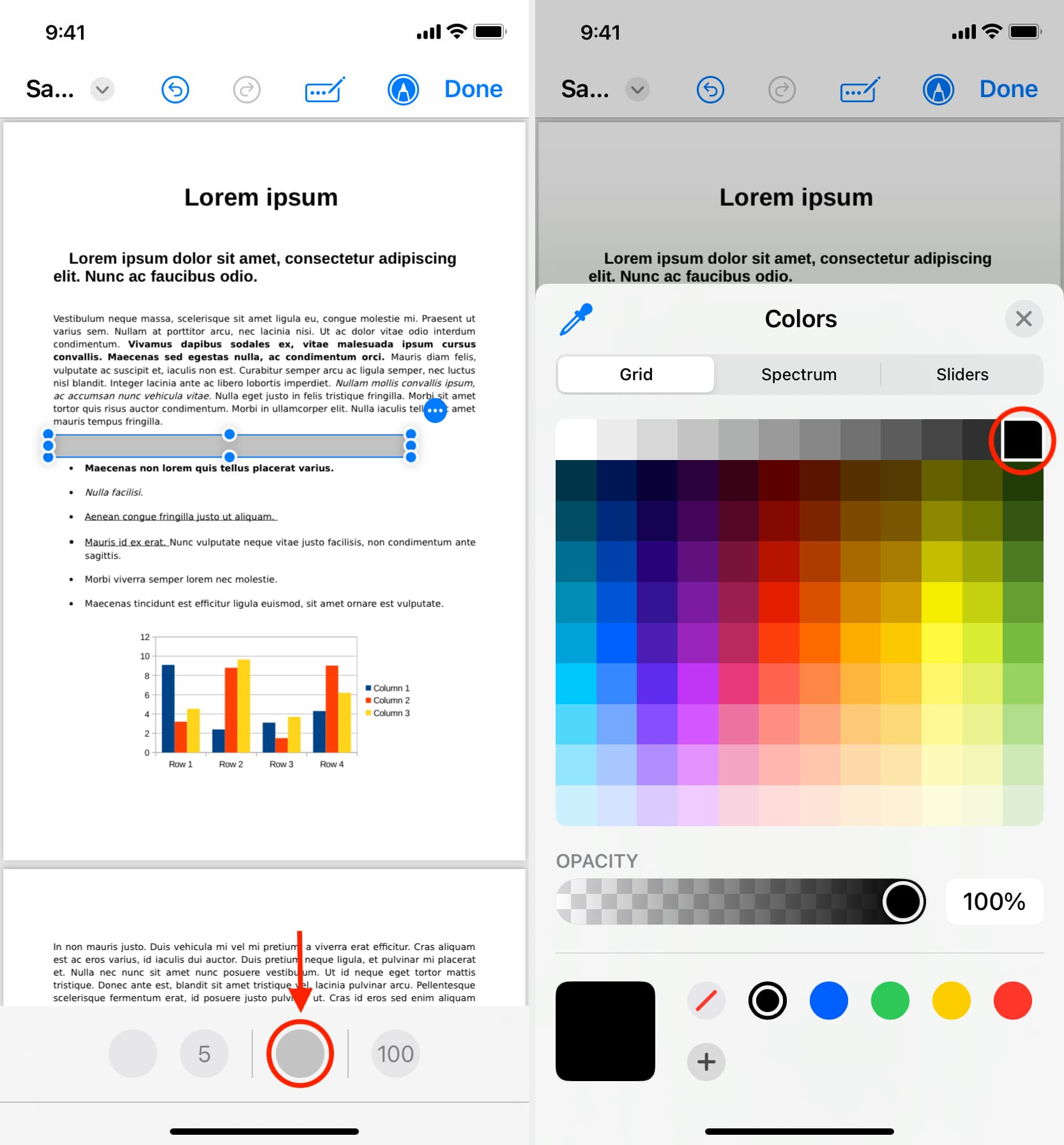 how to black out text in pdf