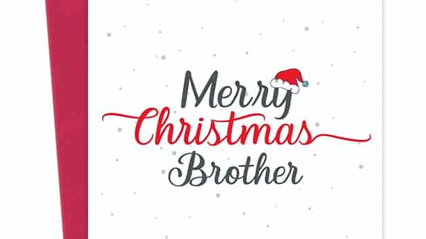 merry christmas brother