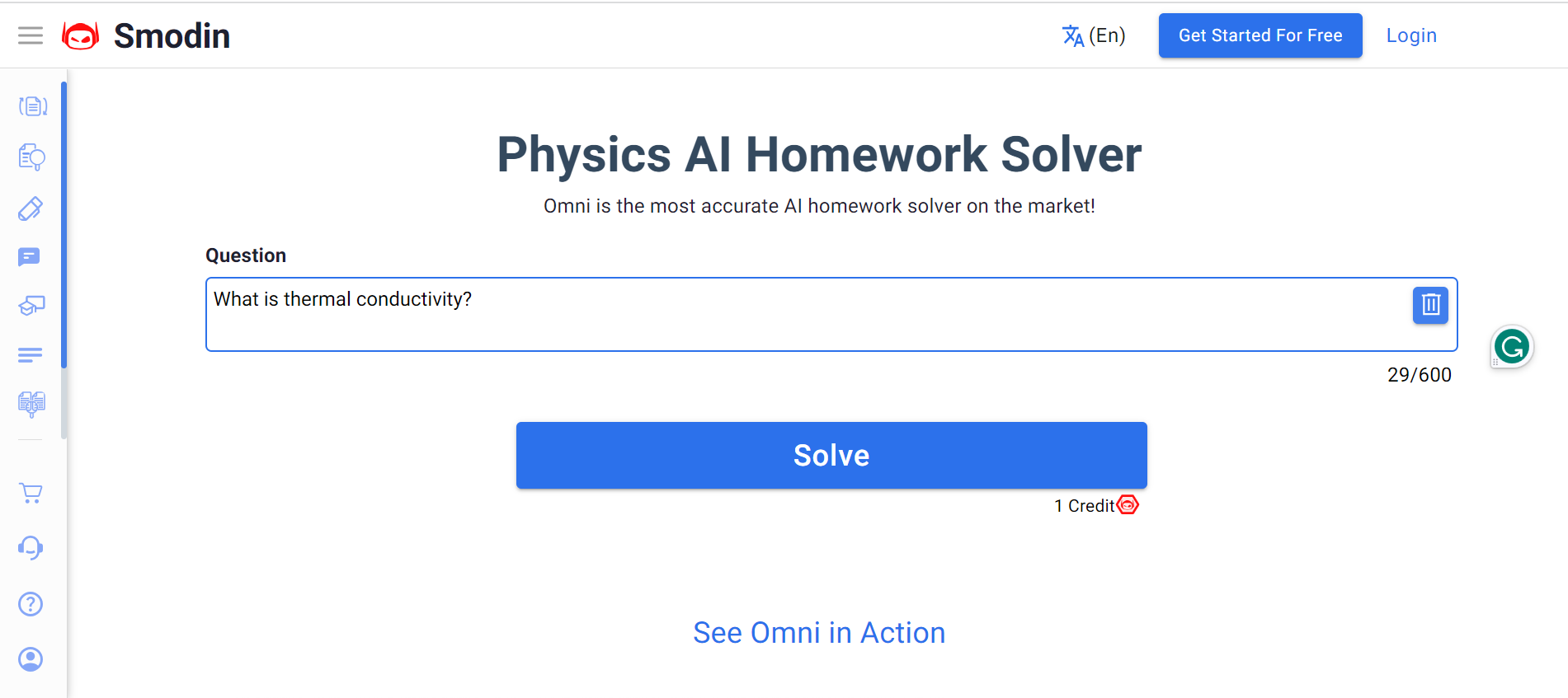 smodin physics ai homework solver