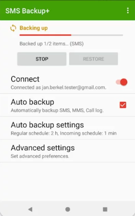 sms backup