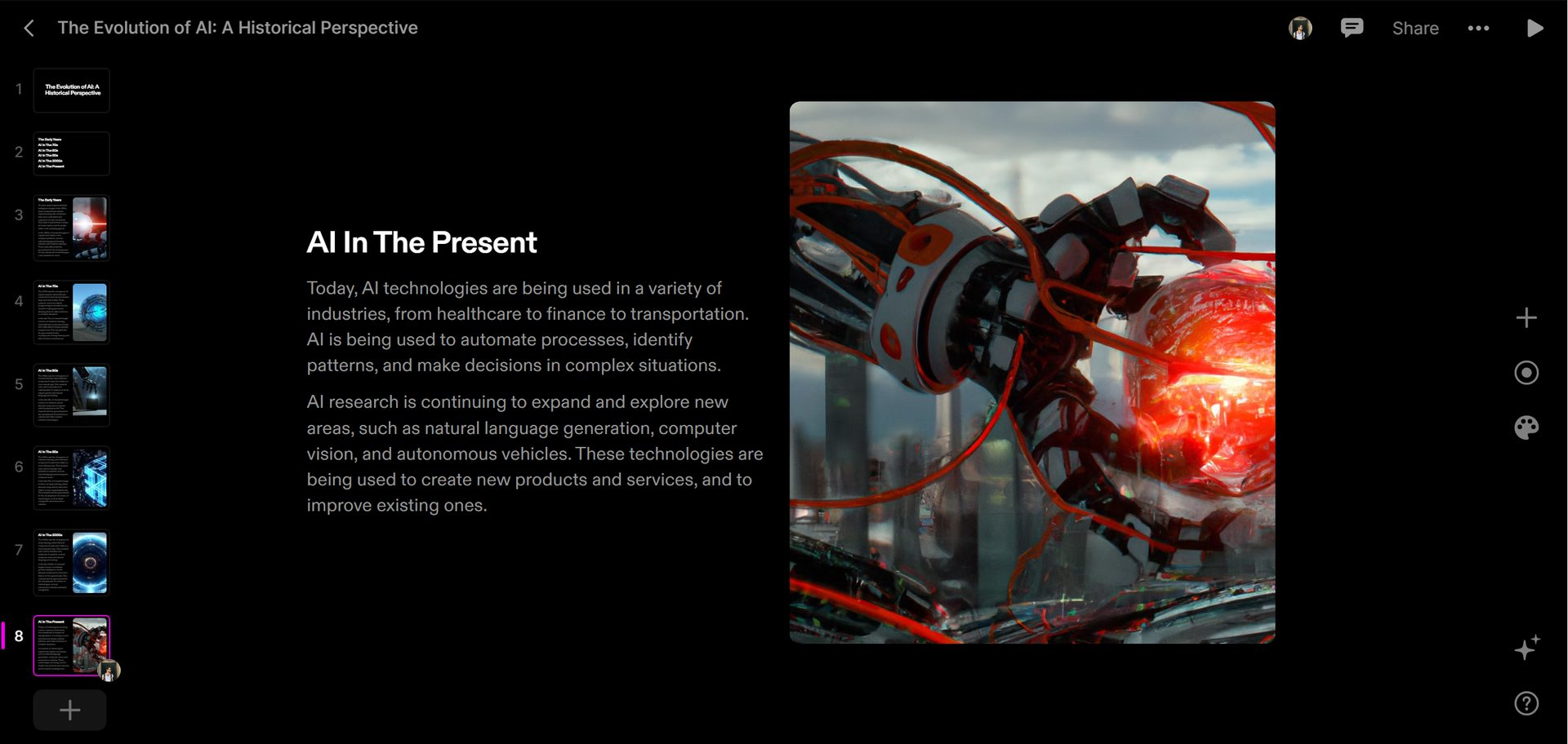 Tome AI 演示文稿