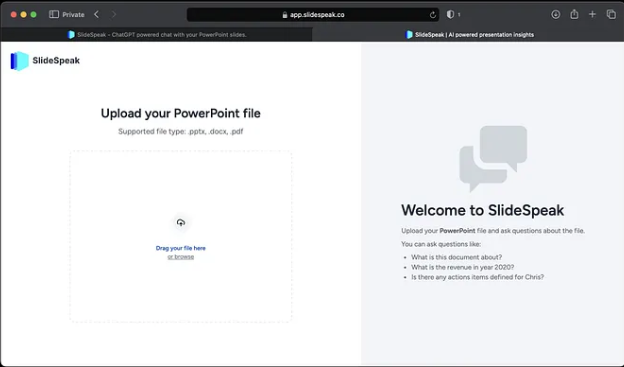 upload file