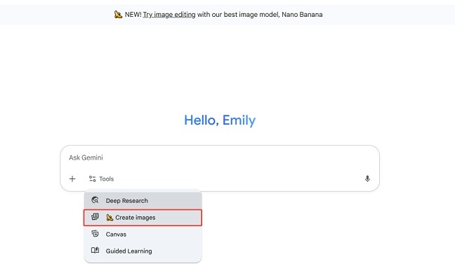 Generador de imagenes Gemini AI