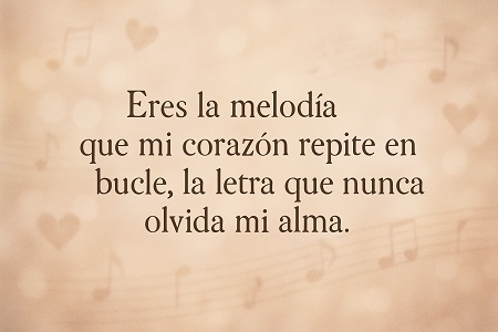 Frases de canciones de amor